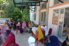 Launching Vaksinasi Booster untuk Calon Jemaah Haji Puskesmas Sungai Sariak