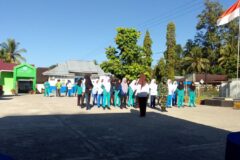 Pemeriksaan kebugaran fisik bagi Paskibraka untuk Hut RI ke 77 di Kecamatan VII Koto