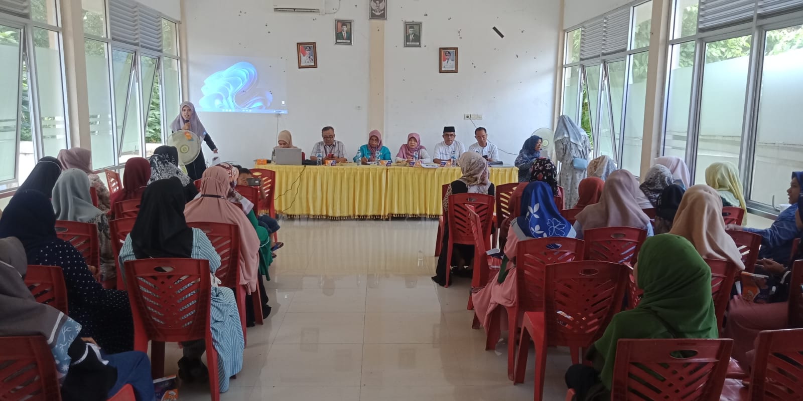Pelaksanaan Lokakarya Mini di Kantor Camat VII Koto Sungai Sariak